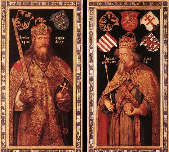 Albrecht Durer Emperor Charlemagne and Emperor Sigismund